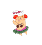 アロハ ワンダーちゃん（個別スタンプ：7）