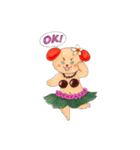 アロハ ワンダーちゃん（個別スタンプ：12）