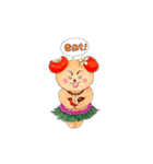 アロハ ワンダーちゃん（個別スタンプ：13）