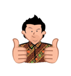 Indonesian Batik Guy（個別スタンプ：2）