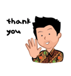 Indonesian Batik Guy（個別スタンプ：4）