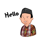 Indonesian Batik Guy（個別スタンプ：5）