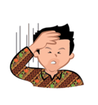 Indonesian Batik Guy（個別スタンプ：6）