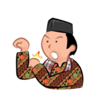 Indonesian Batik Guy（個別スタンプ：8）