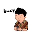 Indonesian Batik Guy（個別スタンプ：11）