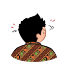 Indonesian Batik Guy（個別スタンプ：12）