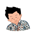 Indonesian Batik Guy（個別スタンプ：18）