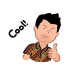 Indonesian Batik Guy（個別スタンプ：28）