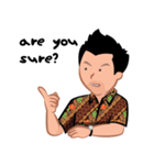 Indonesian Batik Guy（個別スタンプ：32）