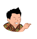 Indonesian Batik Guy（個別スタンプ：33）