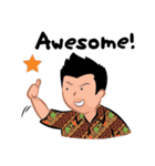 Indonesian Batik Guy（個別スタンプ：40）