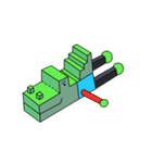 dorodoro ver 5 / Block characters NO. 01（個別スタンプ：31）