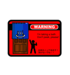 Parody of  the labeling（個別スタンプ：4）