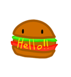 イングリッシュハンバーガー（個別スタンプ：1）