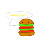 イングリッシュハンバーガー（個別スタンプ：17）