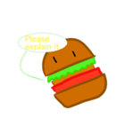 イングリッシュハンバーガー（個別スタンプ：30）