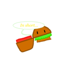 イングリッシュハンバーガー（個別スタンプ：31）