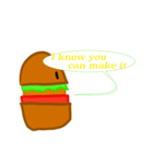 イングリッシュハンバーガー（個別スタンプ：38）