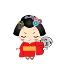 mini geisha（個別スタンプ：35）