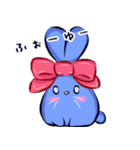 happiness blue rabbit（個別スタンプ：29）