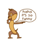 Funny Animals Doodle（個別スタンプ：7）