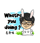 Tony Chen's bilingual funny sticker（個別スタンプ：4）