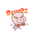 Piggy＆Plummy（個別スタンプ：6）