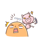 Piggy＆Plummy（個別スタンプ：38）