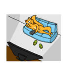 Lazy Squirrel: Lazy Life（個別スタンプ：39）