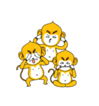 Yonkey Crazy Monkey by Happi Studio（個別スタンプ：33）