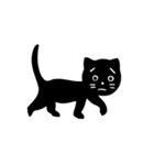 猫の黒塀（個別スタンプ：1）