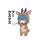 こんぺいとうガール 「奈良県産 鹿子」3（個別スタンプ：1）