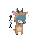 こんぺいとうガール 「奈良県産 鹿子」3（個別スタンプ：3）