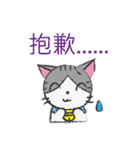 Gray tabby cat's daily（個別スタンプ：2）