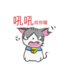 Gray tabby cat's daily（個別スタンプ：10）