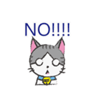 Gray tabby cat's daily（個別スタンプ：36）