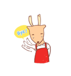 Daily life of cute deer（個別スタンプ：5）