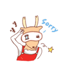 Daily life of cute deer（個別スタンプ：8）