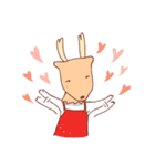 Daily life of cute deer（個別スタンプ：14）