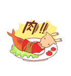Daily life of cute deer（個別スタンプ：22）