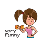 Healthy Sporty Girl（個別スタンプ：17）