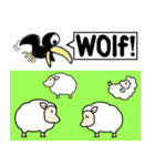 Can sheep beat a wolf？（個別スタンプ：31）