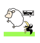 Can sheep beat a wolf？（個別スタンプ：35）