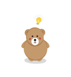 Romantic Tipsy Bear（個別スタンプ：4）