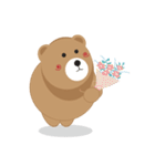 Romantic Tipsy Bear（個別スタンプ：10）