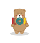 Romantic Tipsy Bear（個別スタンプ：39）