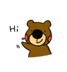 Little Brown Bear daily（個別スタンプ：1）