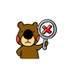 Little Brown Bear daily（個別スタンプ：4）