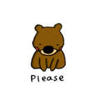 Little Brown Bear daily（個別スタンプ：5）