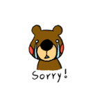 Little Brown Bear daily（個別スタンプ：6）